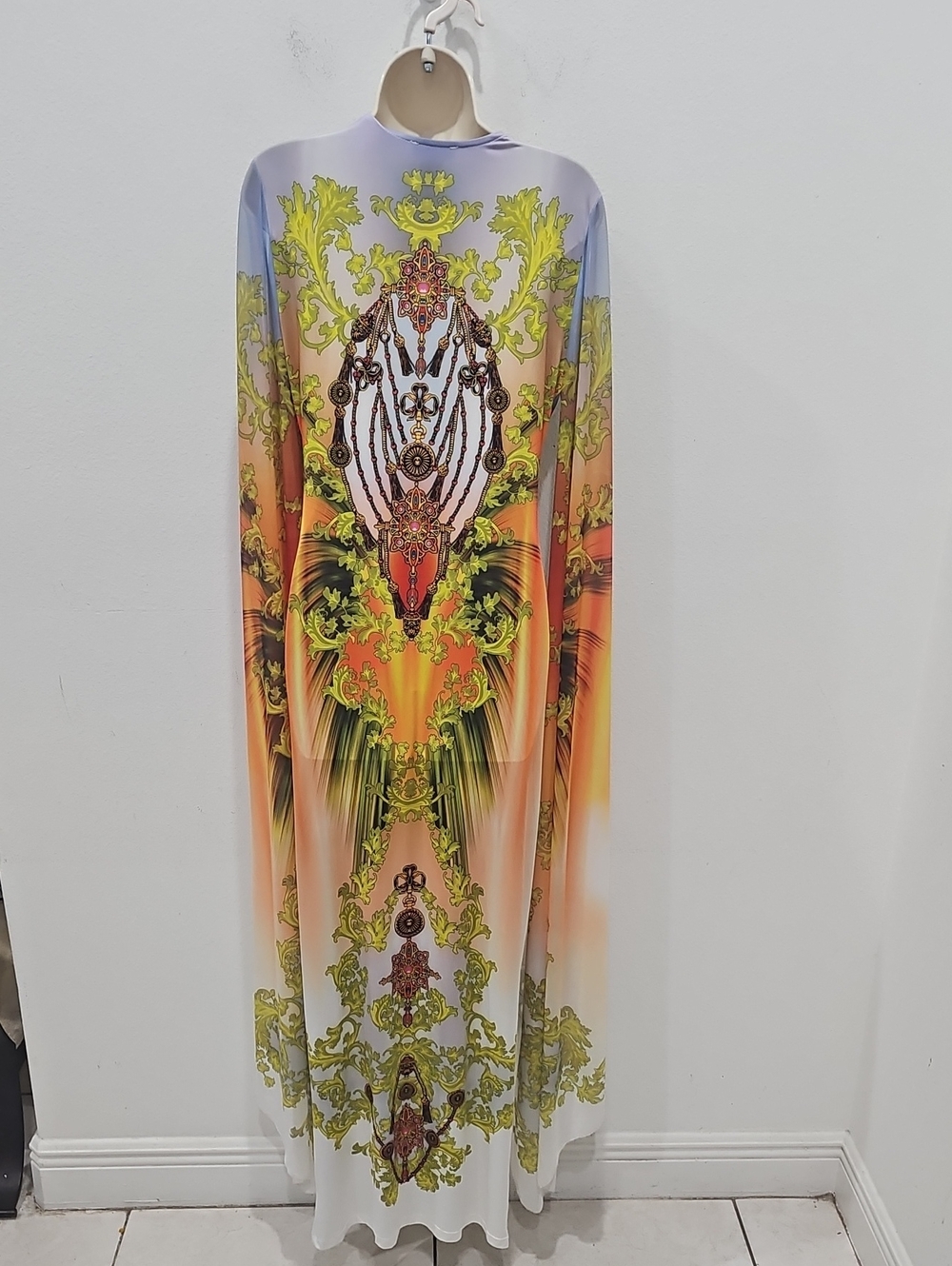 Venus maxi dress is a Whimsigoth Fairy Witchy multi-colored piece Size S - Picture 5 of 8